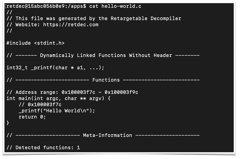 Binary Analysis With RetDec and SYNOPSYS Code-DX