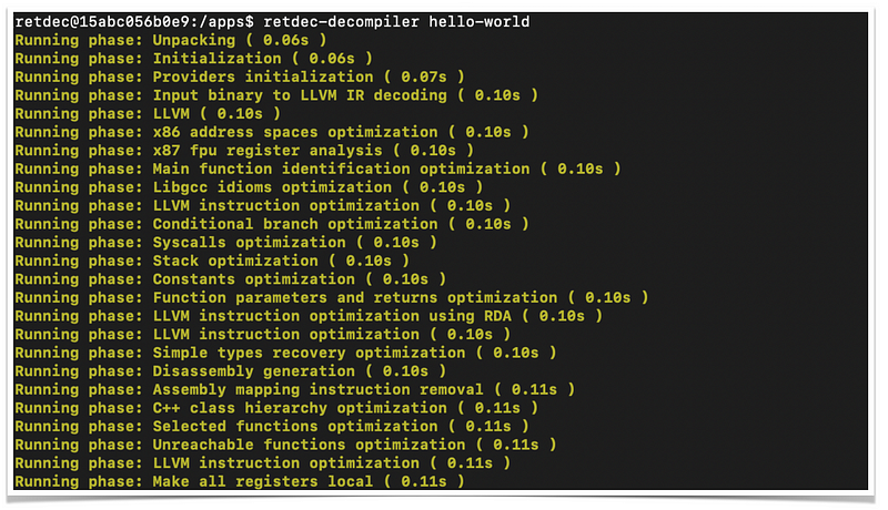 Binary Analysis With RetDec and SYNOPSYS Code-DX