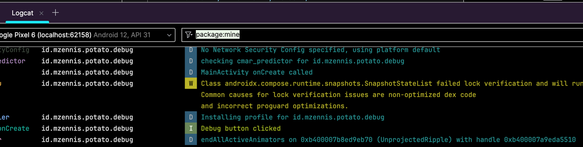 Android — Safe Logging Practices